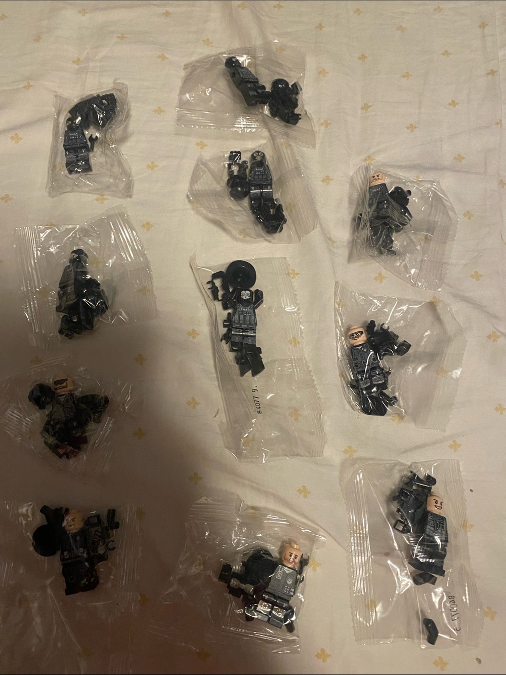 Black Mini Figures pick and choose - Packaged Collectible Figures
